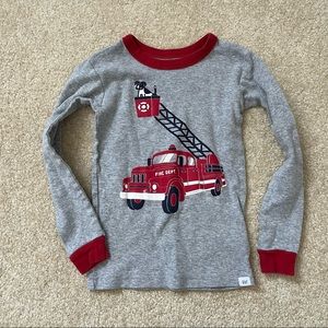 Gap Baby Gap Firetruck Pajama Top Toddler 5 Year Cotton PJ Comfort